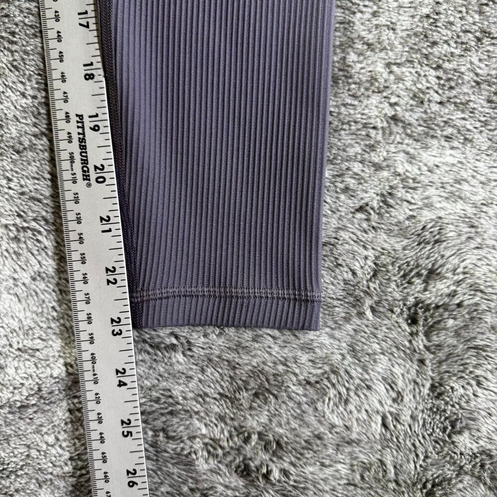 Athleta Elation Rib Tight Sz S Nightfall Purple - Picture 5 of 9